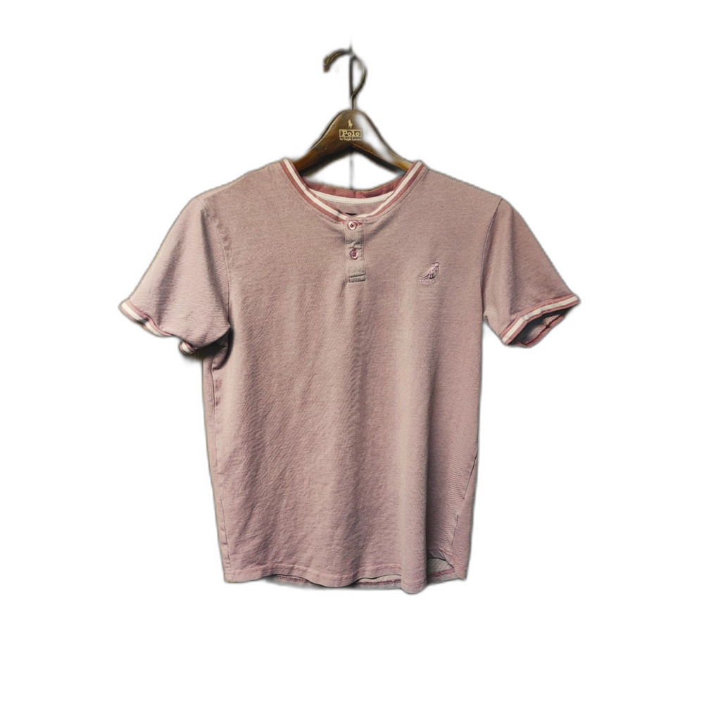 Kangol womens pink polo shirt size S petite